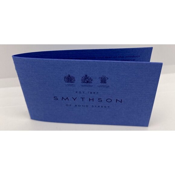 Smythson of Bond Street Panama Glasses Case Black Cross Grain Leather Spain - Picture 5 of 14